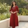 WhatsApp Image 2026-07-18 at 10.05.07 PM Red Color Kurti & Suit Set for Women