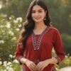 WhatsApp Image 2026-07-18 at 10.09.26 PM Red Color Kurti & Suit Set for Women