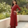 WhatsApp Image 2026-07-18 at 10.09.31 PM (1) Red Color Kurti & Suit Set for Women