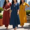 WhatsApp Image 2026-07-18 at 10.09.33 PM Red Color Kurti & Suit Set for Women
