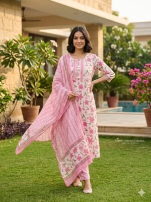 WhatsApp Image 2026-07-18 at 4.59.46 PM Pink Cotton Suit Set for Women