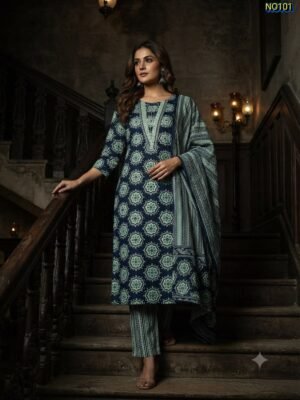 WhatsApp Image 2026-07-20 at 12.42.35 PM (1) Green Color Cotton Suit Set for Women